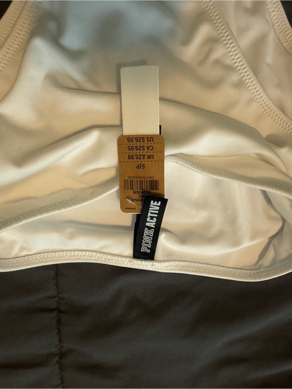 PINK Victoria's Secret White high waisted bottoms - Picture 3 of 4